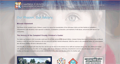 Desktop Screenshot of campbellcountychildrenscenter.org