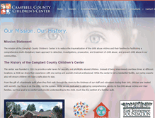 Tablet Screenshot of campbellcountychildrenscenter.org